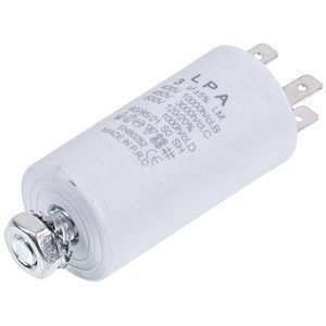 Пусковий конденсатор для пральної машини 3uF 450V CBB60 34x70mm (4 клеми) 00000061898 фото